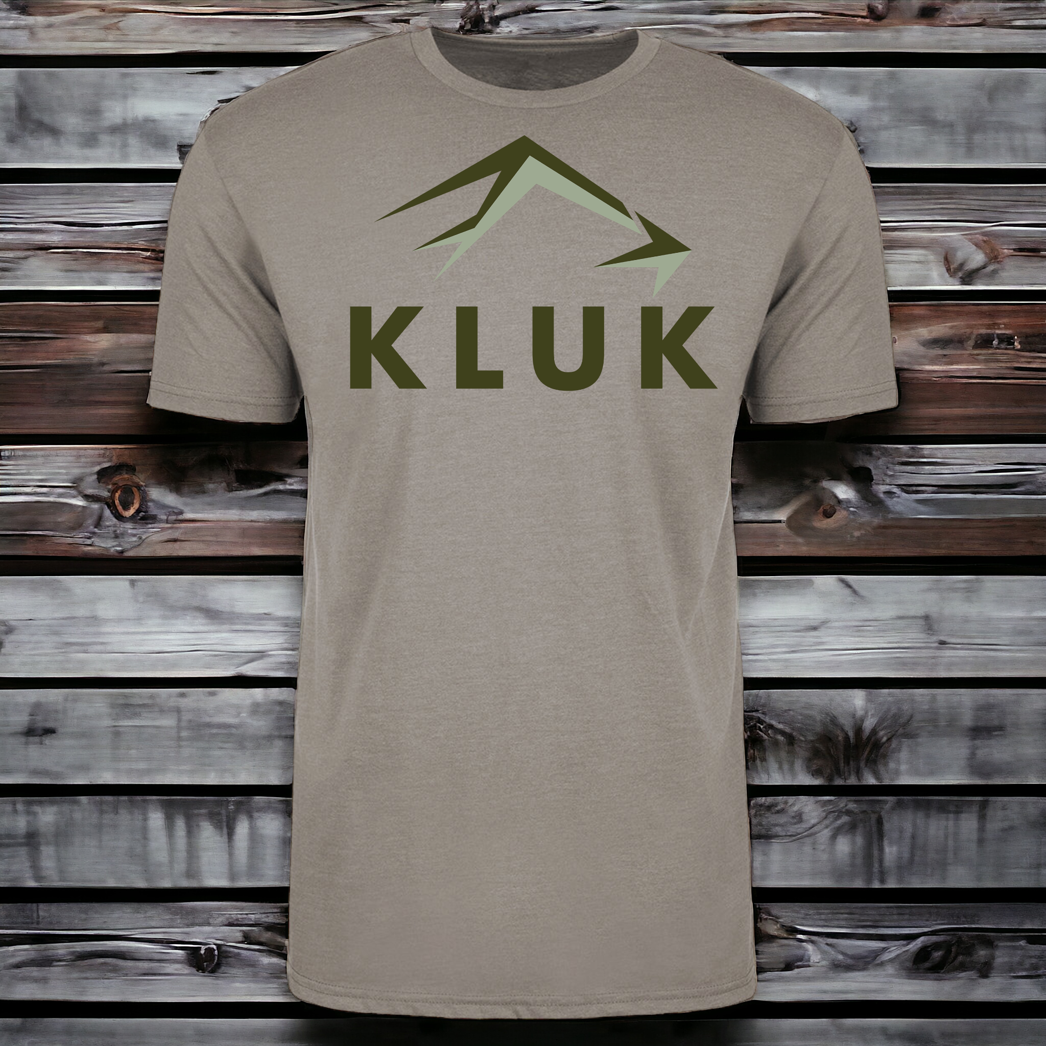 NEW KLUK LOGO T-SHIRT (STONE GRAY)