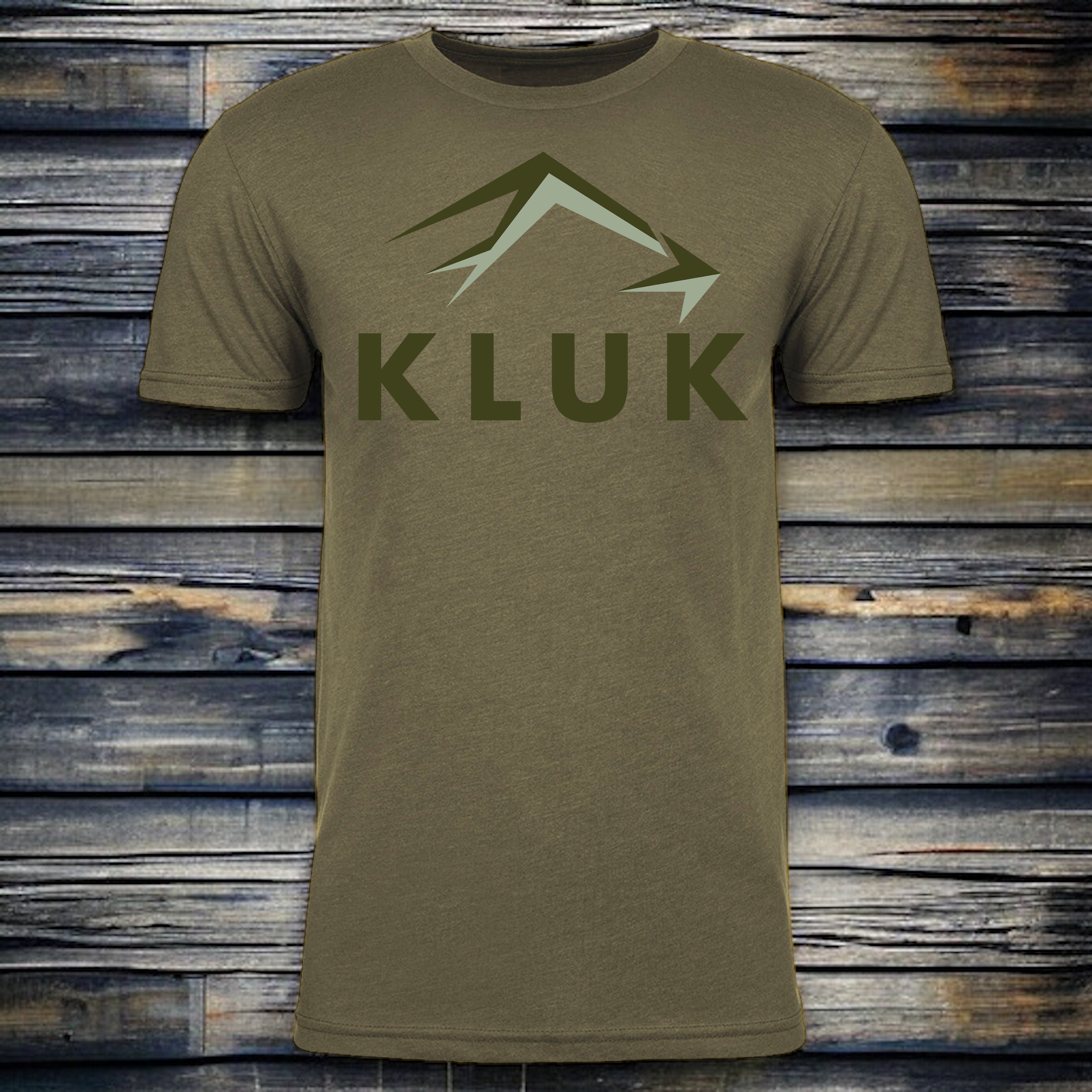NEW KLUK LOGO T-SHIRT (MILITARY GREEN)