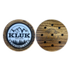zebrawood glass pot call displaying both sides of the call