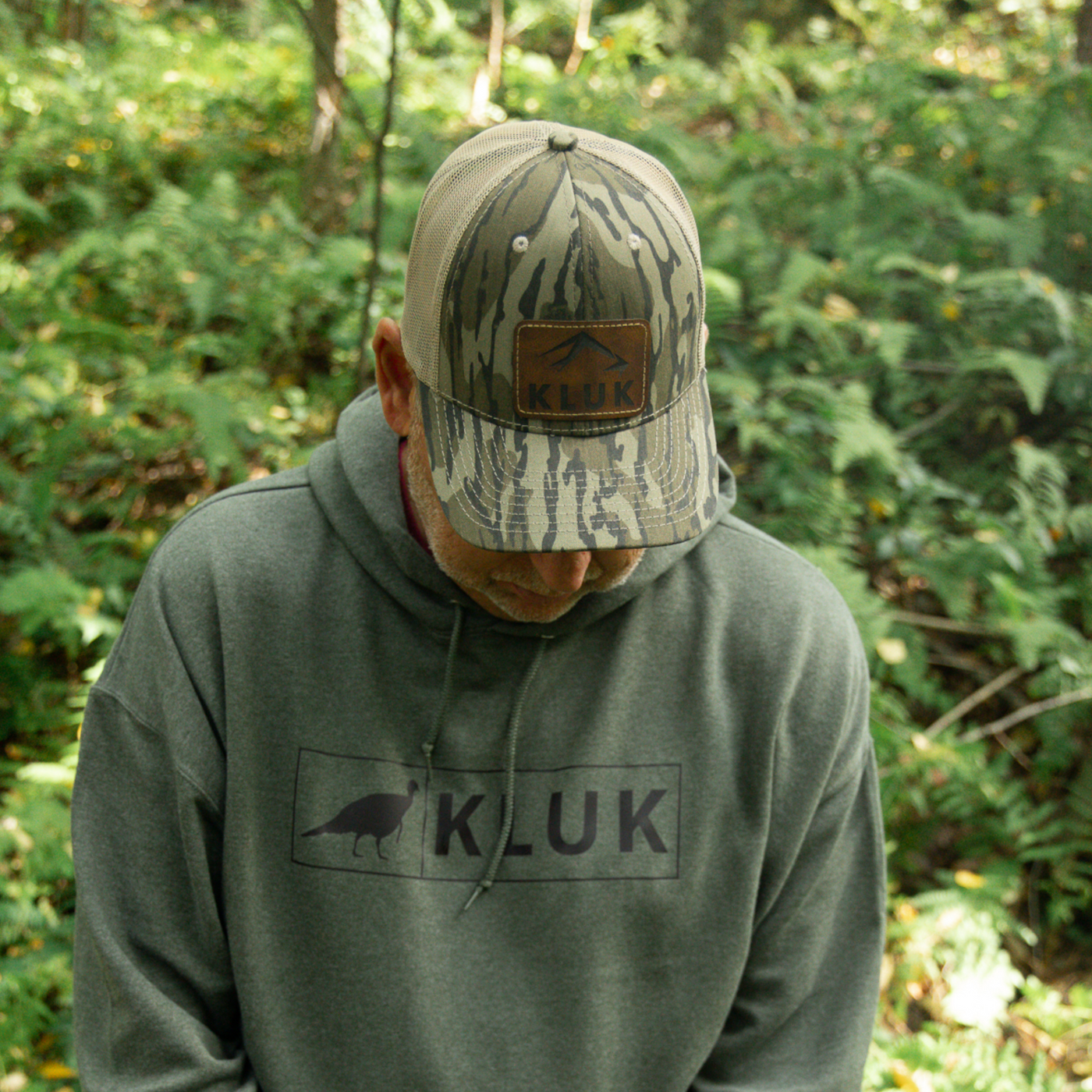 Old School Bottomland Mesh Back Leather Patch Hat