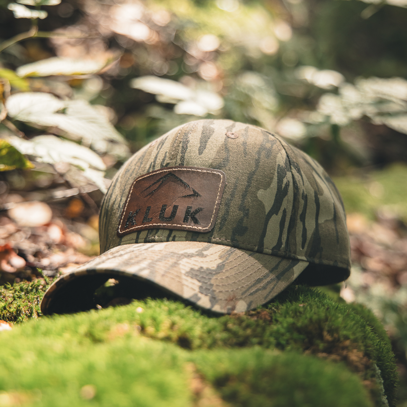 Old School Bottomland Leather Patch Hat
